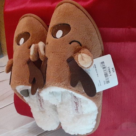 North Pole Trading Company Shoes Unisex Adult Slipon Reindeer